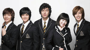 Promotional Poster Of Hit Korean Drama: Boys Over Flowers Wallpaper