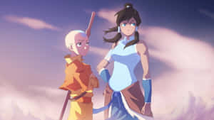 Protagonist Korra On A Solo Adventure In Republic City Wallpaper