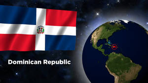 Proud Colors Of Dominican Republic Wallpaper