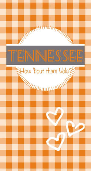 Proud Tennessee Volunteers Fan In Knoxville, Tn Wallpaper