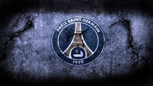 Psg Logo Weathered Concrete Wallpaper