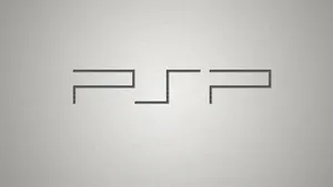Psp Logo On Dirty White Wallpaper