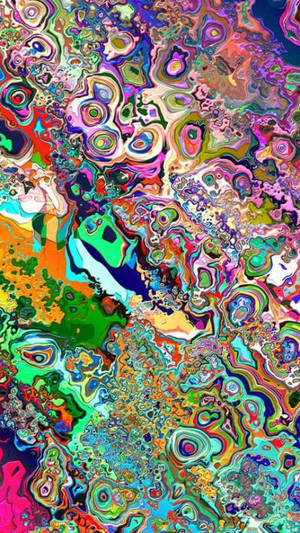 Psychedelic Iphone Trippy Oil Wallpaper