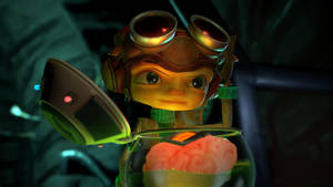 Psychonauts Brain In A Jar Wallpaper