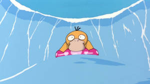 Psyduck Takes On The Ocean Waves Wallpaper