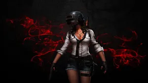 Pubg Full Screen Lady Player Wallpaper