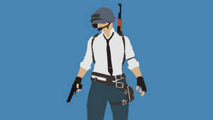 Pubg Full Screen Vector Art Wallpaper