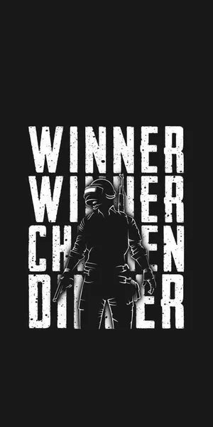 Pubg Lover Winner Chicken Dinner Wallpaper