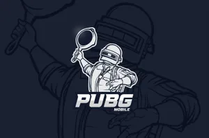 Pubg Mobile Hd Helmet Charcter With Pan Doodle Wallpaper