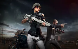 Pubg New State Armed Woman Wallpaper