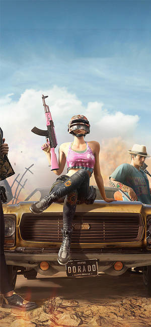 Pubg Pink Rifle 4k Wallpaper