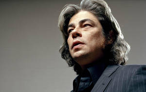 Puerto Rican Benicio Del Toro Low Angle Photoshoot Wallpaper