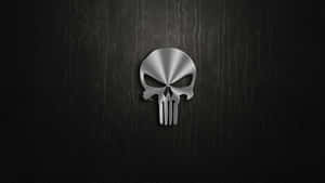 Punisher Sliver Material Wood Background Desktop Wallpaper