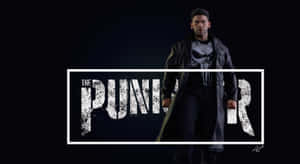 Punisher Wiord Man Standing Desktop Wallpaper