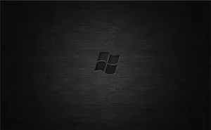 Pure Black Windows Logo Wallpaper