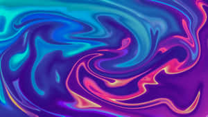 Purple Abstract Blue Wallpaper