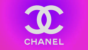 Purple Aesthetic Chanel Logo Wallpaper