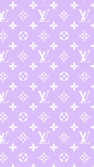 Purple Aesthetic Louis Vuitton Phone Wallpaper