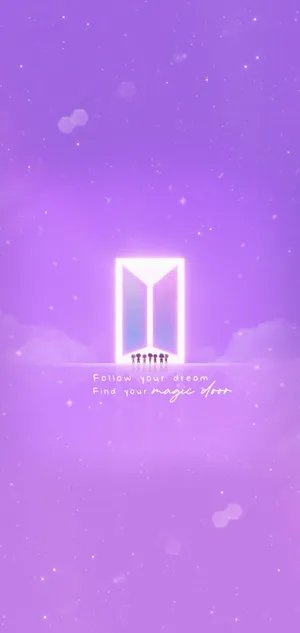Purple Aesthetic Phone Bts Tinytan Wallpaper