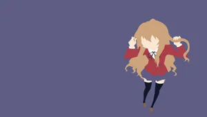 Purple Aesthetic Taiga Aisaka Wallpaper