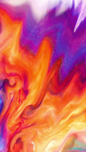 Purple And Orange Abstract Colorful 4k Phone Wallpaper