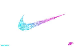 Purple Blue Gradient Nike Iphone Wallpaper