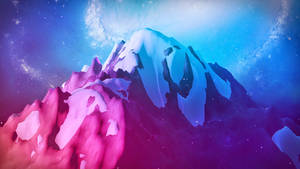 Purple Blue Mountain Adobe Photoshop Wallpaper