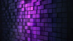 Purple Cubes 3d Android Phone Wallpaper
