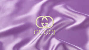 Purple Gucci Satin Texture Wallpaper