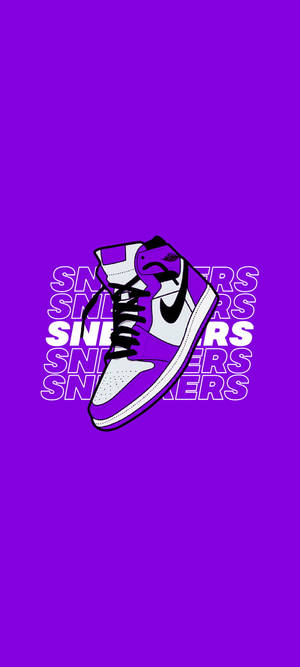 Purple Jordan Aesthetic Wallpaper