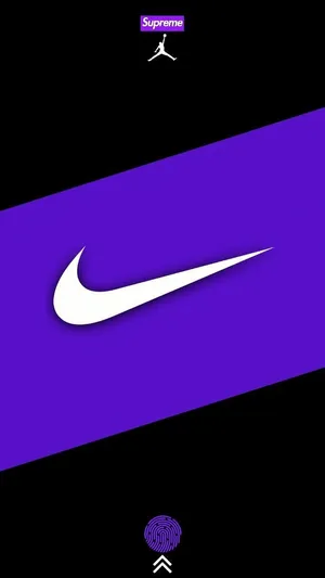 Purple Jordan Nike Logo Wallpaper
