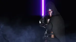 Purple Lightsaber Darth Revan Sith Lord Wallpaper