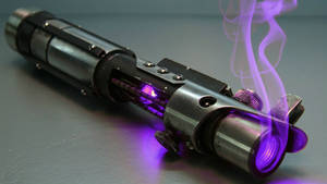 Purple Lightsaber Handle Wallpaper