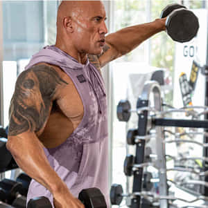 Purple Project Rock Sando Wallpaper