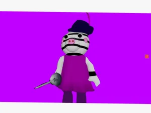 Purple Roblox Piggy Wallpaper