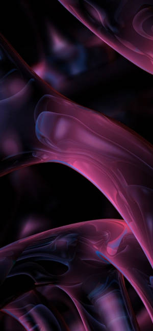 Purple Shapes Iphone Amoled Wallpaper