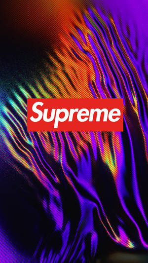 Purple Supreme Retro Aesthetic Wallpaper