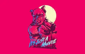 Put On Your Mask And Dive Into The Neon Drenched World Of Hotline Miami Wallpaper