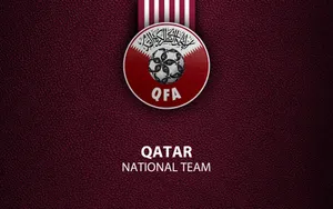 Qatar National Football Team Logo Wallpaper