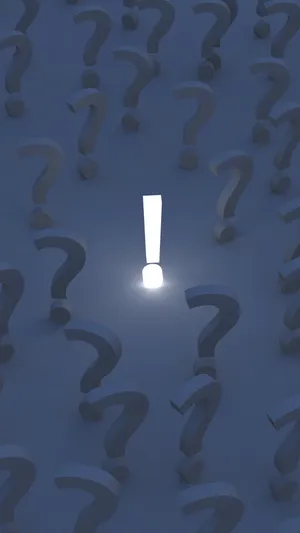 Question Mark Exclamation Point Digital Art Wallpaper