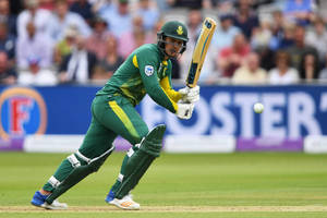 Quinton De Kock Bat And Ball Wallpaper