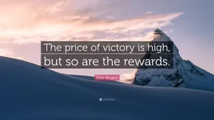 Quote About Victory Wallpaper