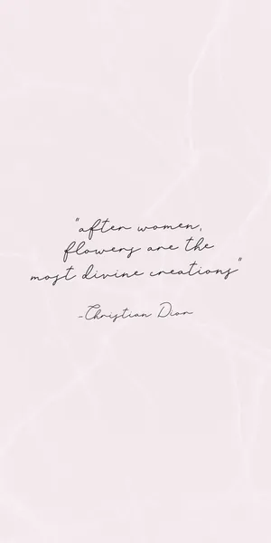 Quote Dior Phone Wallpaper