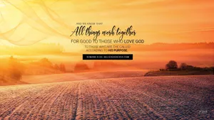 Quote From The Bible Of The Christian God Wallpaper