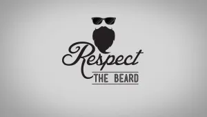 Quote Respect The Beard Logo Wallpaper