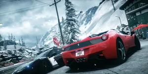 Race Against The Clock In Nfs Games Wallpaper