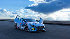 Racecar Hyundai Veloster Wallpaper