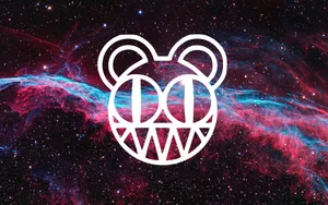 Radiohead Bear Head Galaxy Wallpaper