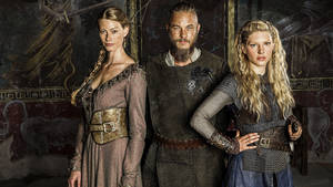 Ragnar Lothbrok 4k Vikings Lagertha Aslaug Wallpaper