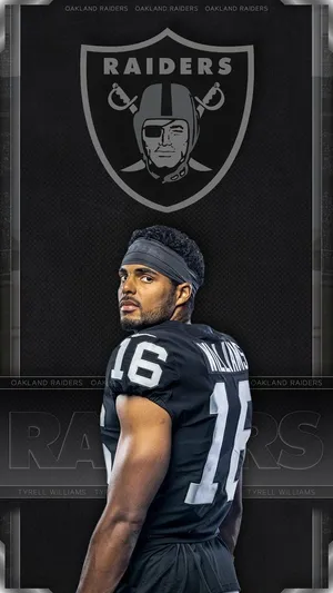 Raiders Football Player Promotional Portrait Wallpaper